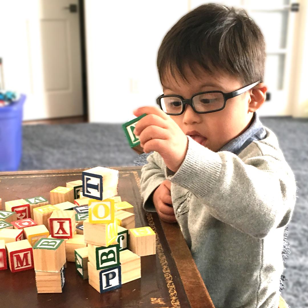 Natural Wooden Alphabet Letter Blocks for Toddlers and Kids