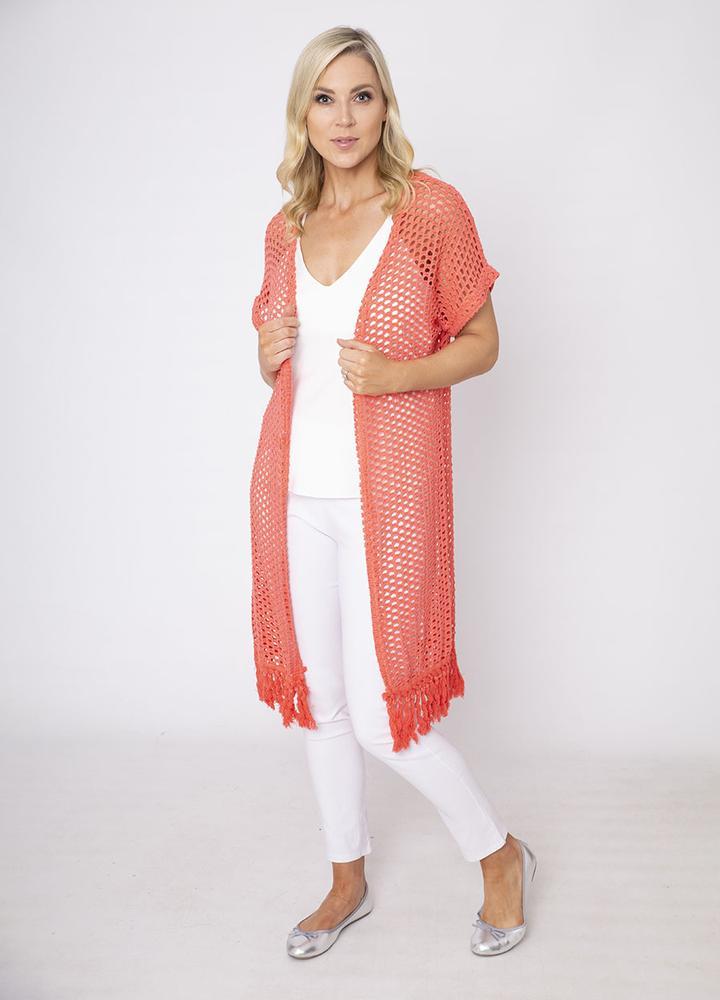 Long Honeycomb Cardi