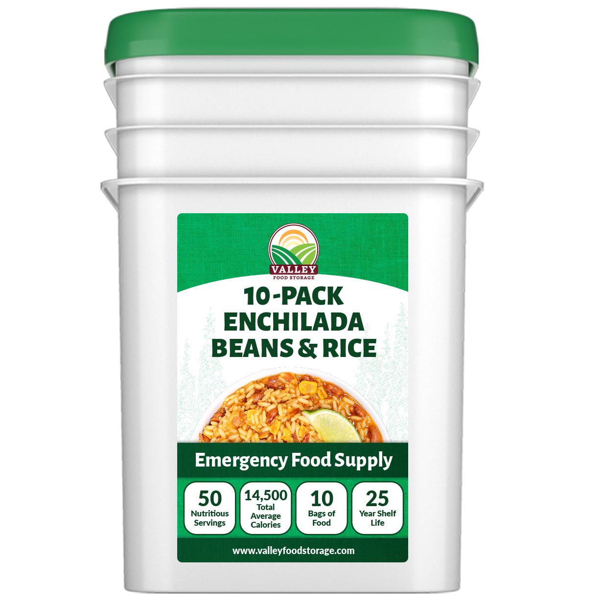 Enchilada Beans & Rice Bucket