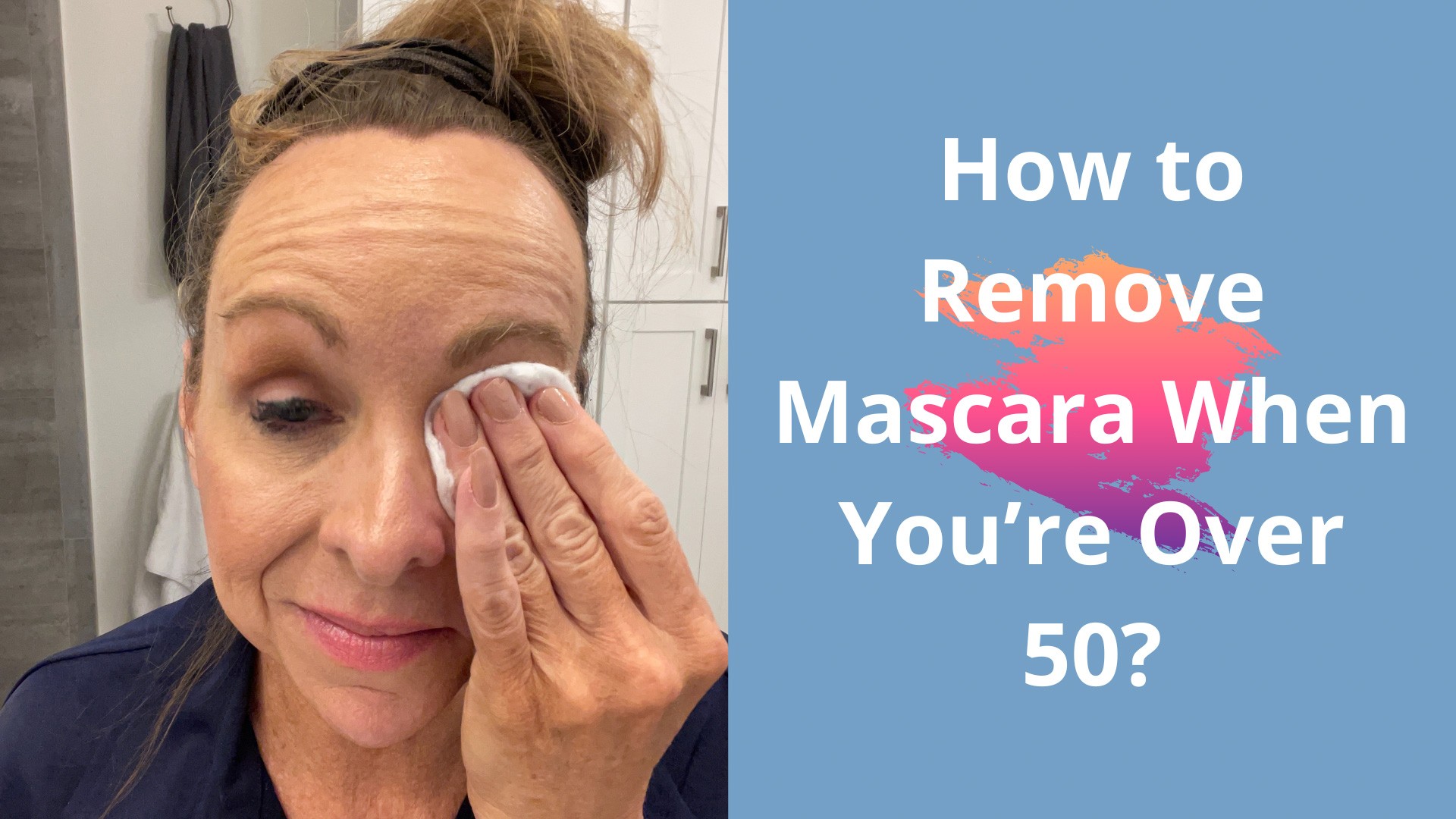 How to remove mascara