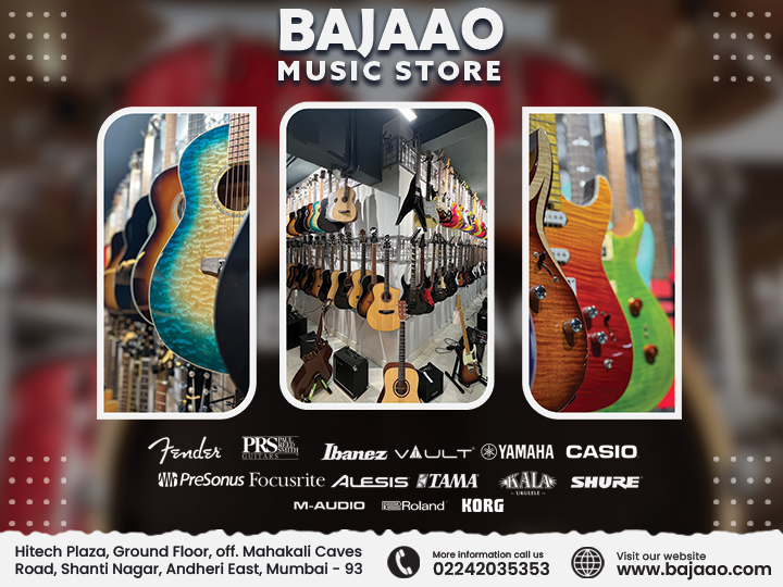 Bajaao Music Store Shop for Musical Instruments in Andheri, Mumbai