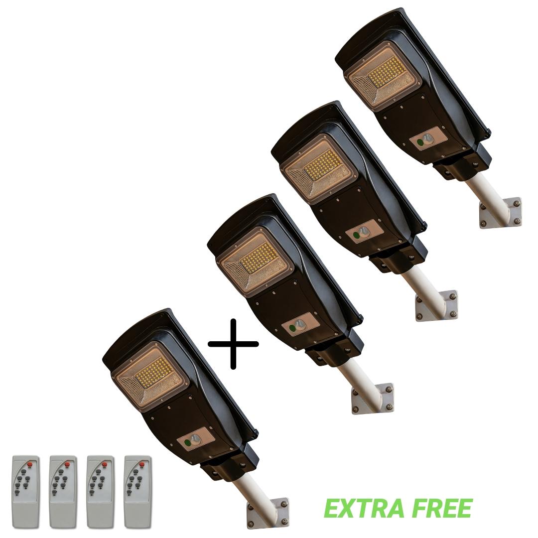 3+1 Extra 40W Solar Street Light 4000 Lumens