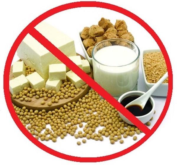 Soy Products Crossed Out Eliminated Soy Sauce Tofu Soy Milk
