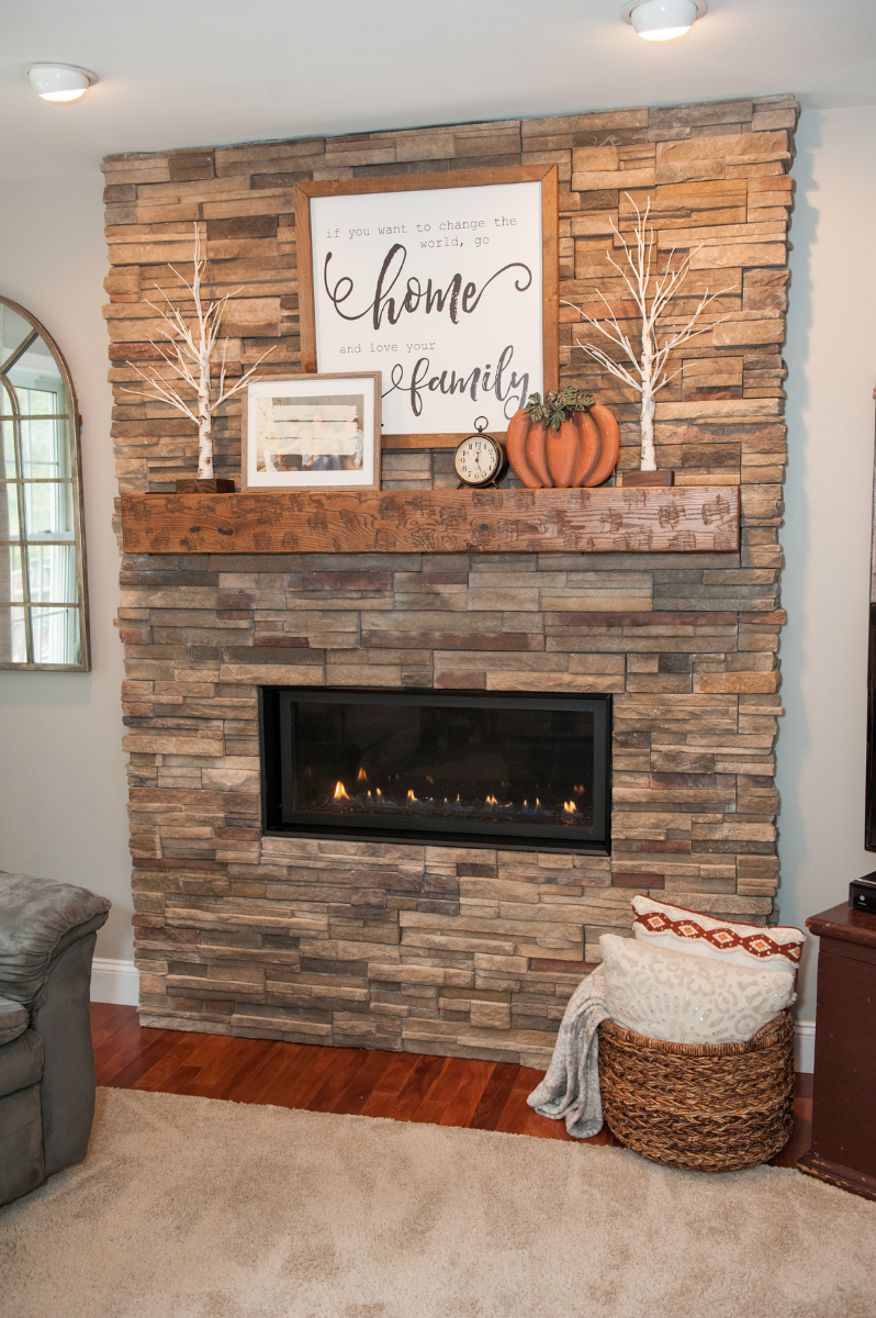 reclaimed oak fireplace mantel