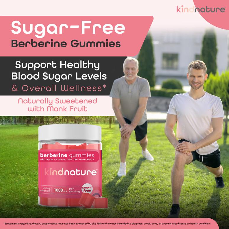 Sugar-Free Berberine 1000mg Vegan Gummies With Ceylon Cinnamon – Kind ...