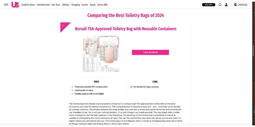 tsa approved clear toiletry bag