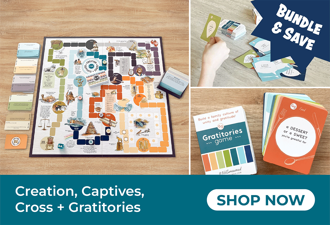 Family having Bible Study