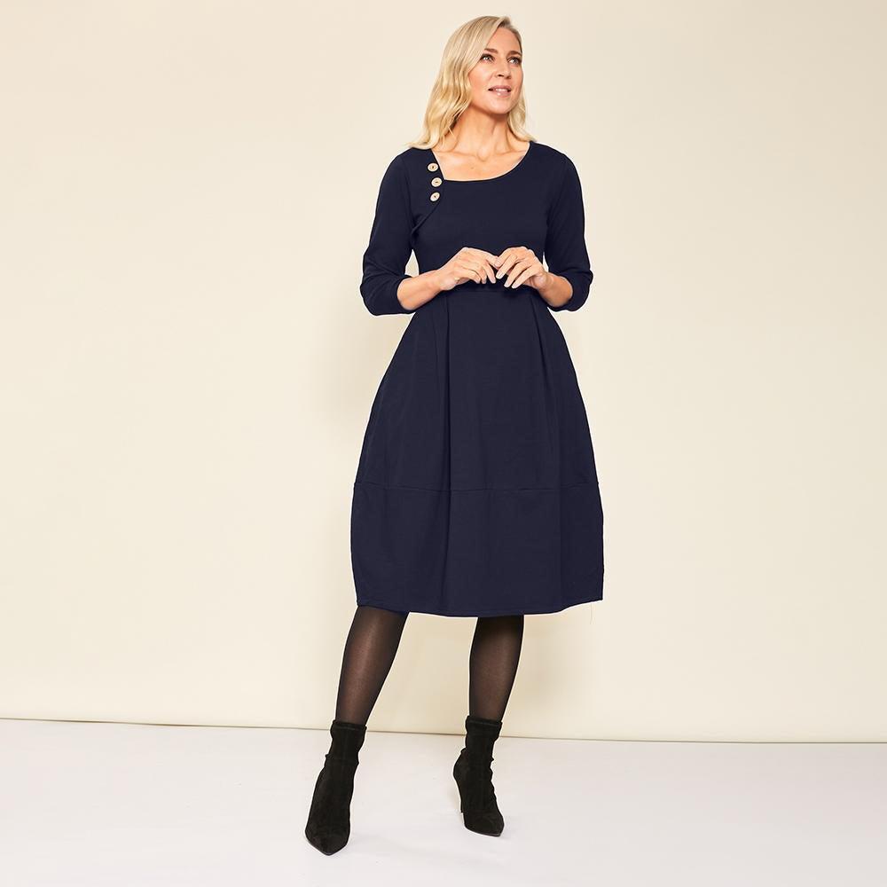Eve Dress (Navy)