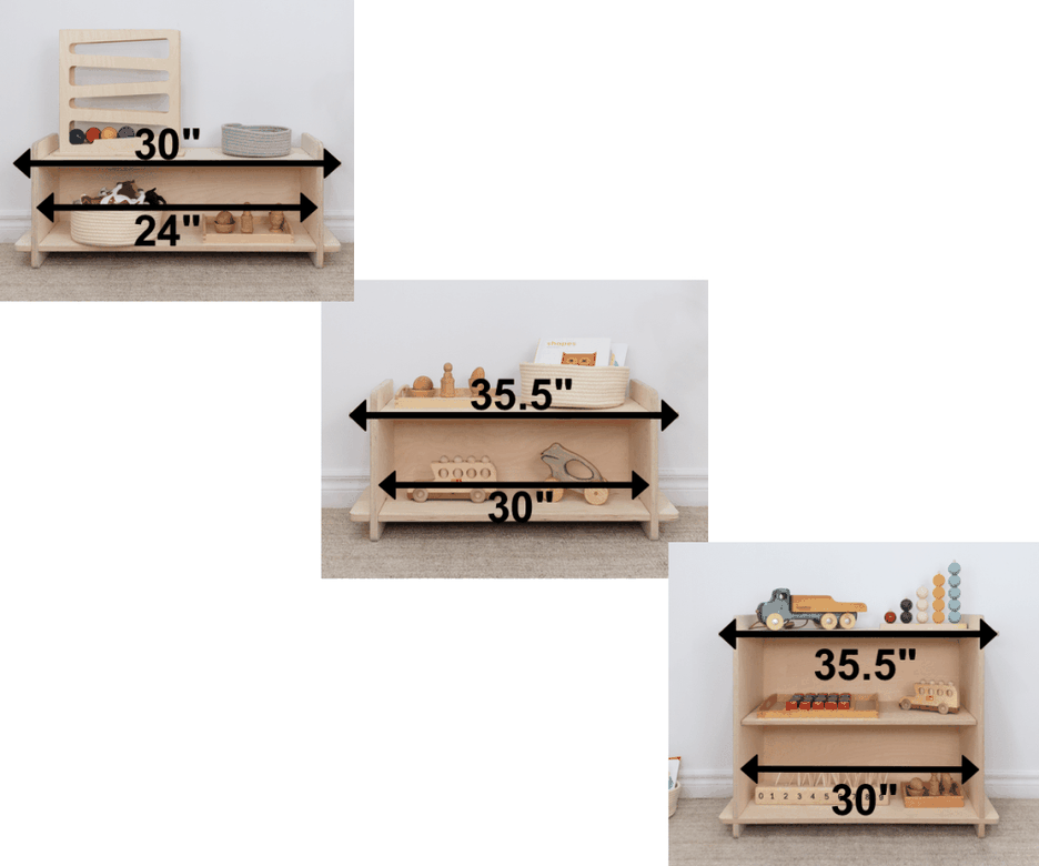 Premium Montessori Shelves Organized Learning Made Easy The