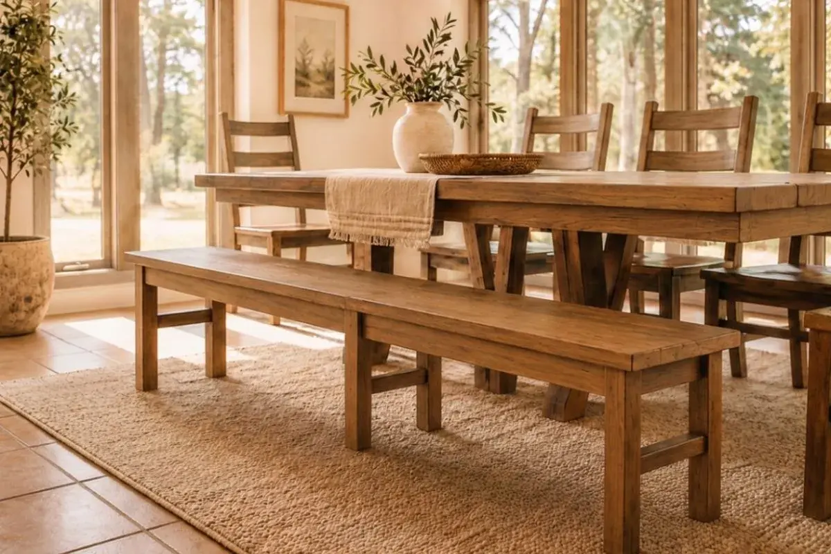 reclaimed barnwood bench