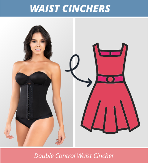 1337 - Double Control Waist Cincher