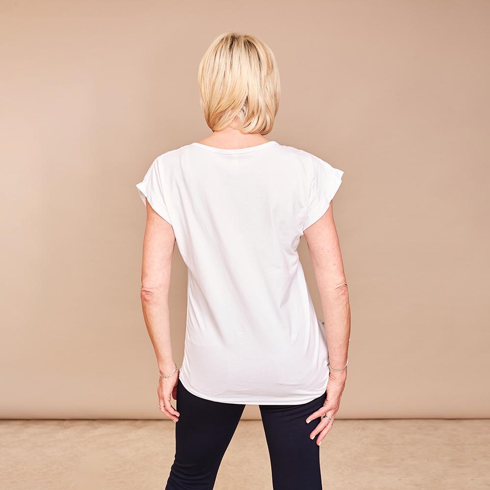 Sarah Side Top(White)