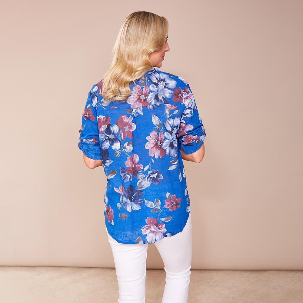 Meghan Blouse (Royal Blue)