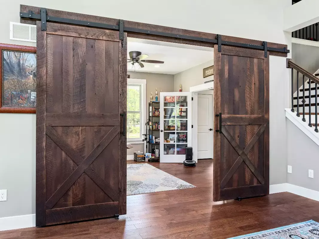 Custom Double Wood Barn Doors