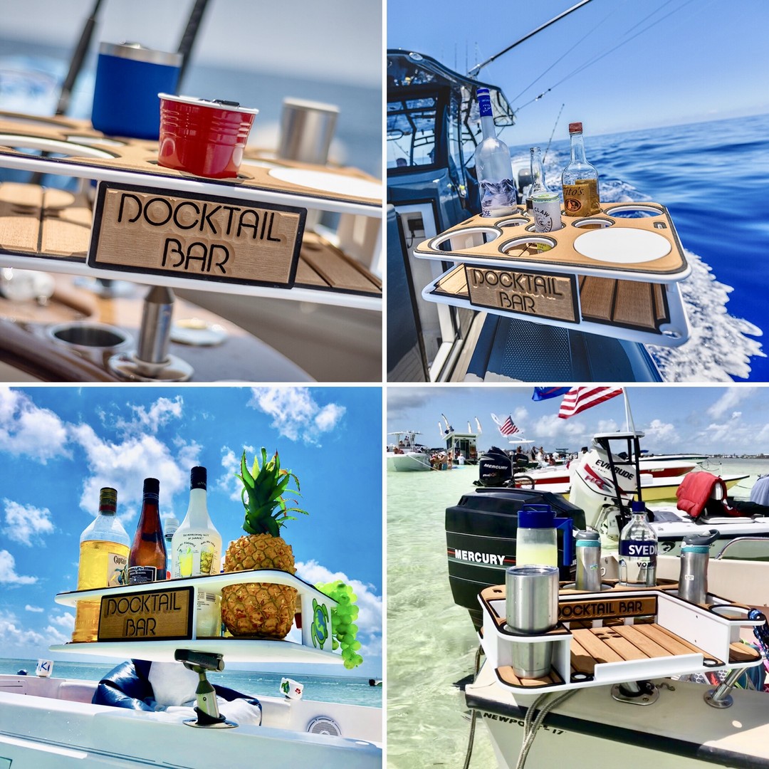 Docktail Bar Tables Boat Show Experience