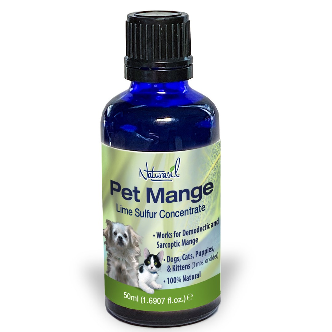 Naturasil Pet Mange Treatment for Sarcoptic and Demodectic Mange, 60 ml