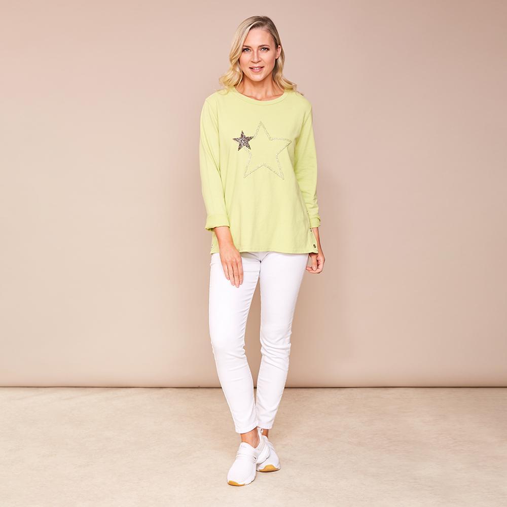 Sophia Star Top (Apple green)