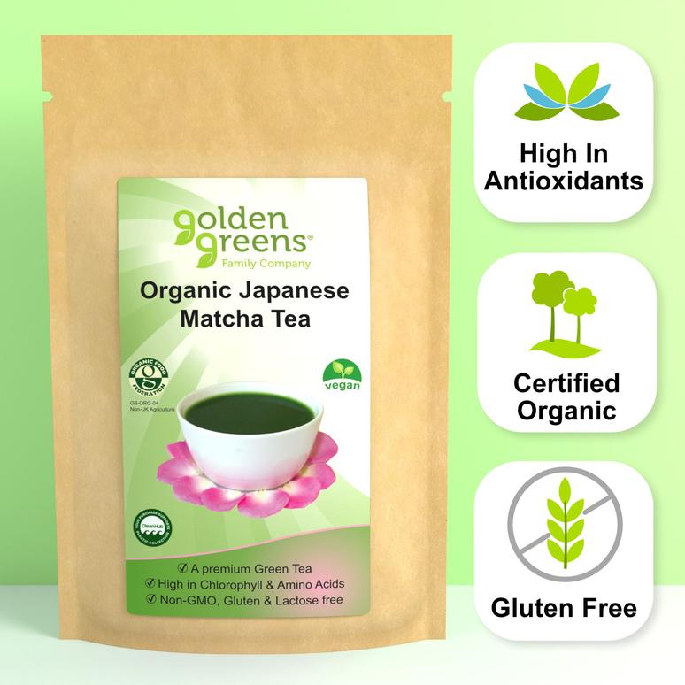 Organic Japanese Matcha Tea - Low in Caffeine, High in Antioxidants ...