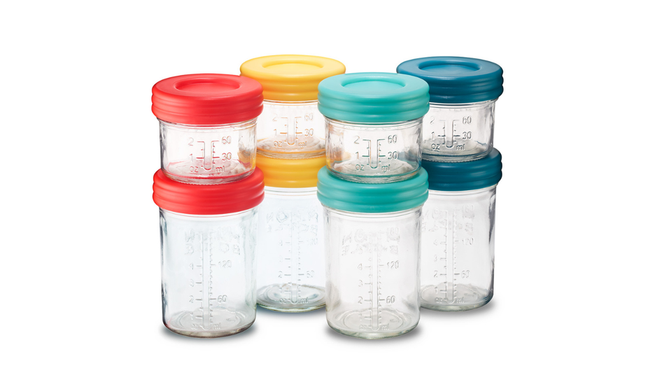 Breastmilk Storage Jar Set Mason Bottle