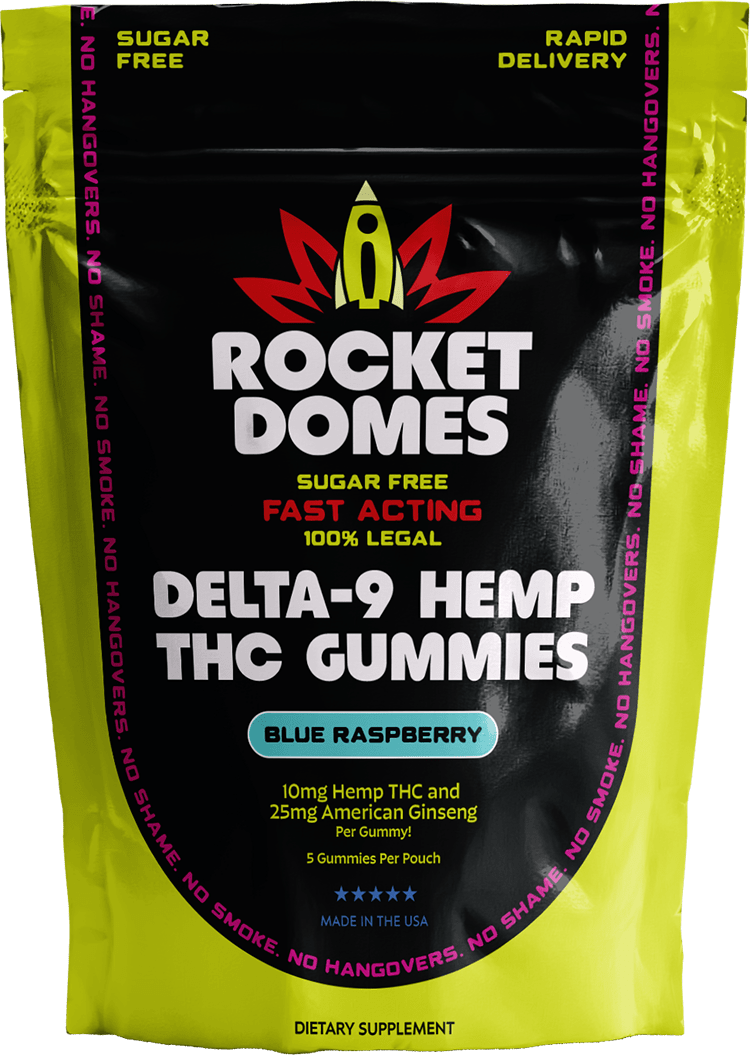 Rocket Dome Delta-9 Hemp THC Gummies Product Image