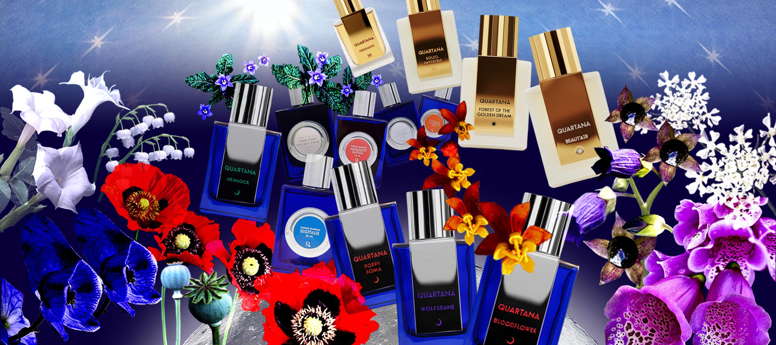The fragrances of QUARTANA