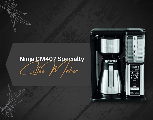 Ninja CM407 Specialty Coffee Maker with Thermal Carafe and Fold