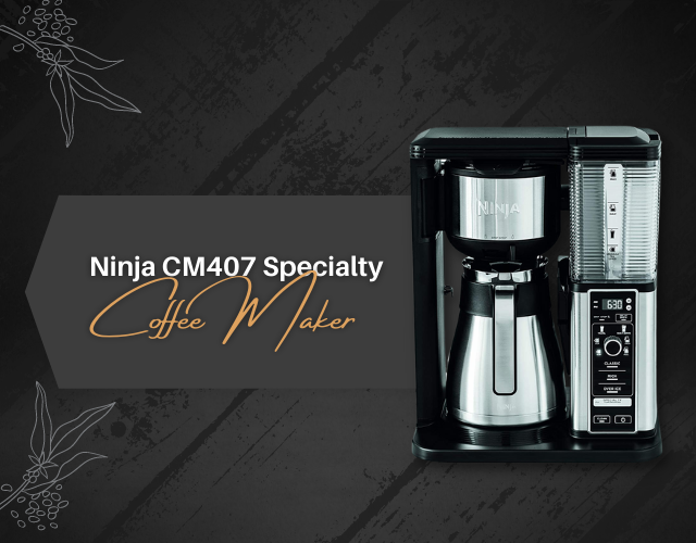  Ninja Specialty Fold-Away Frother (CM407) Coffee Maker