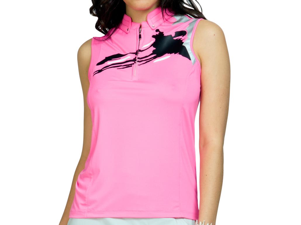 Jamie Sadock Sleeveless Polo - Pinkterest