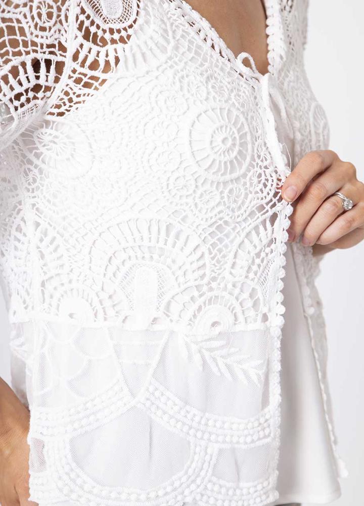 Lace Crochet Cardi