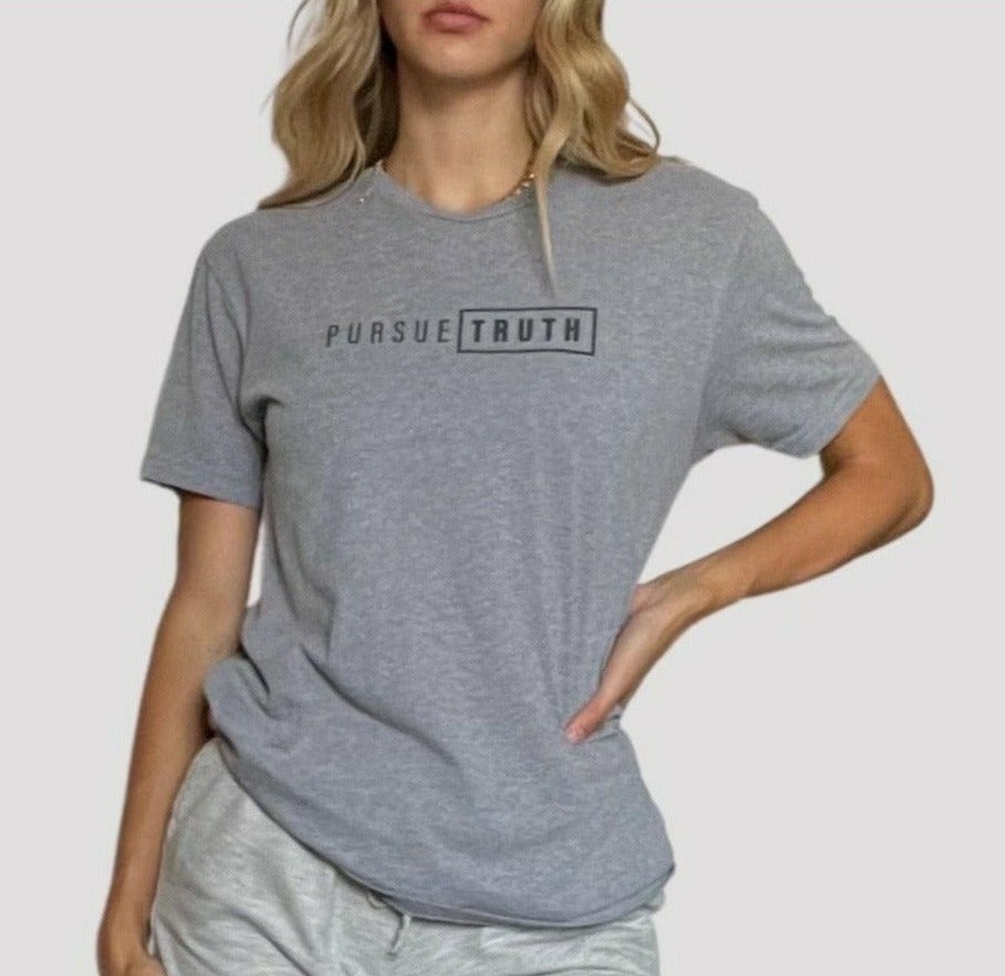 Pursue Truth Heather Grey Unisex Tshirt Involvd