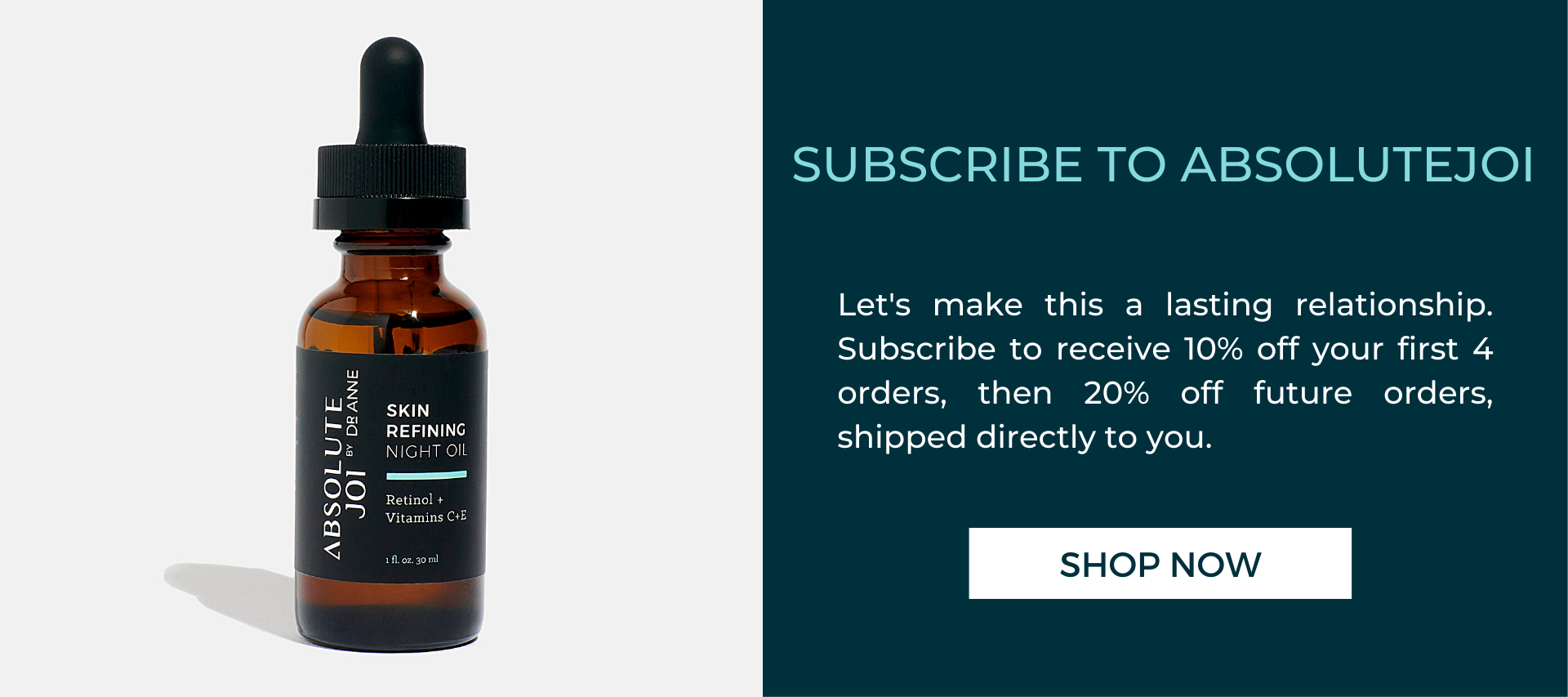 Skin Care Subscription Banner