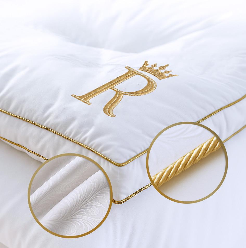Royal Therapy Mattress Pad - 100% Cotton, Plush Thick Mattress Pad