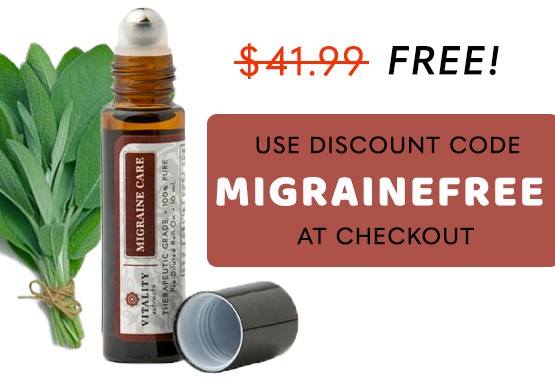 Vitality Extracts Migraine Care Essential Oil Blend for Headaches, 10ml