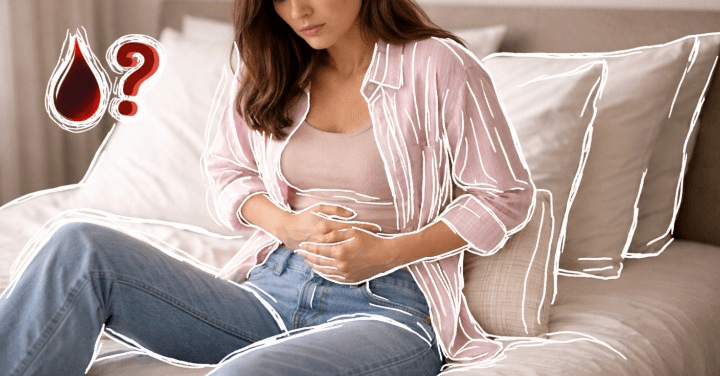 saignement d'implantation photo