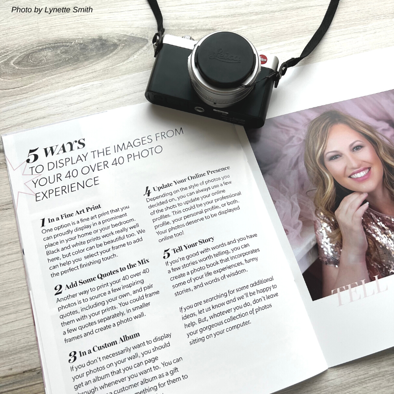 senior photography magazine template