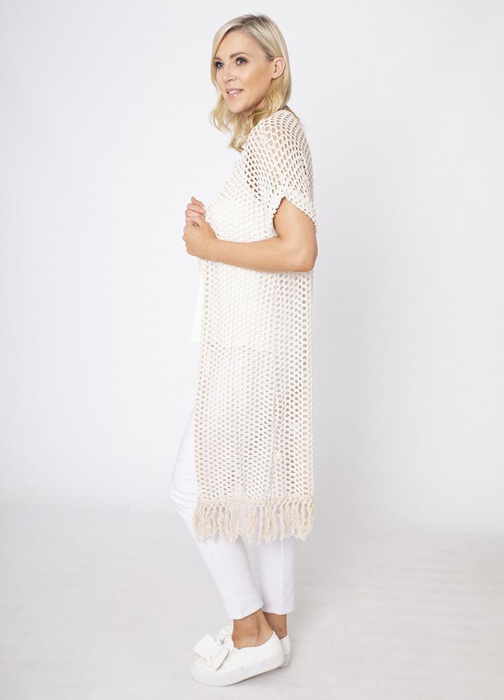 Long Honeycomb Cardi