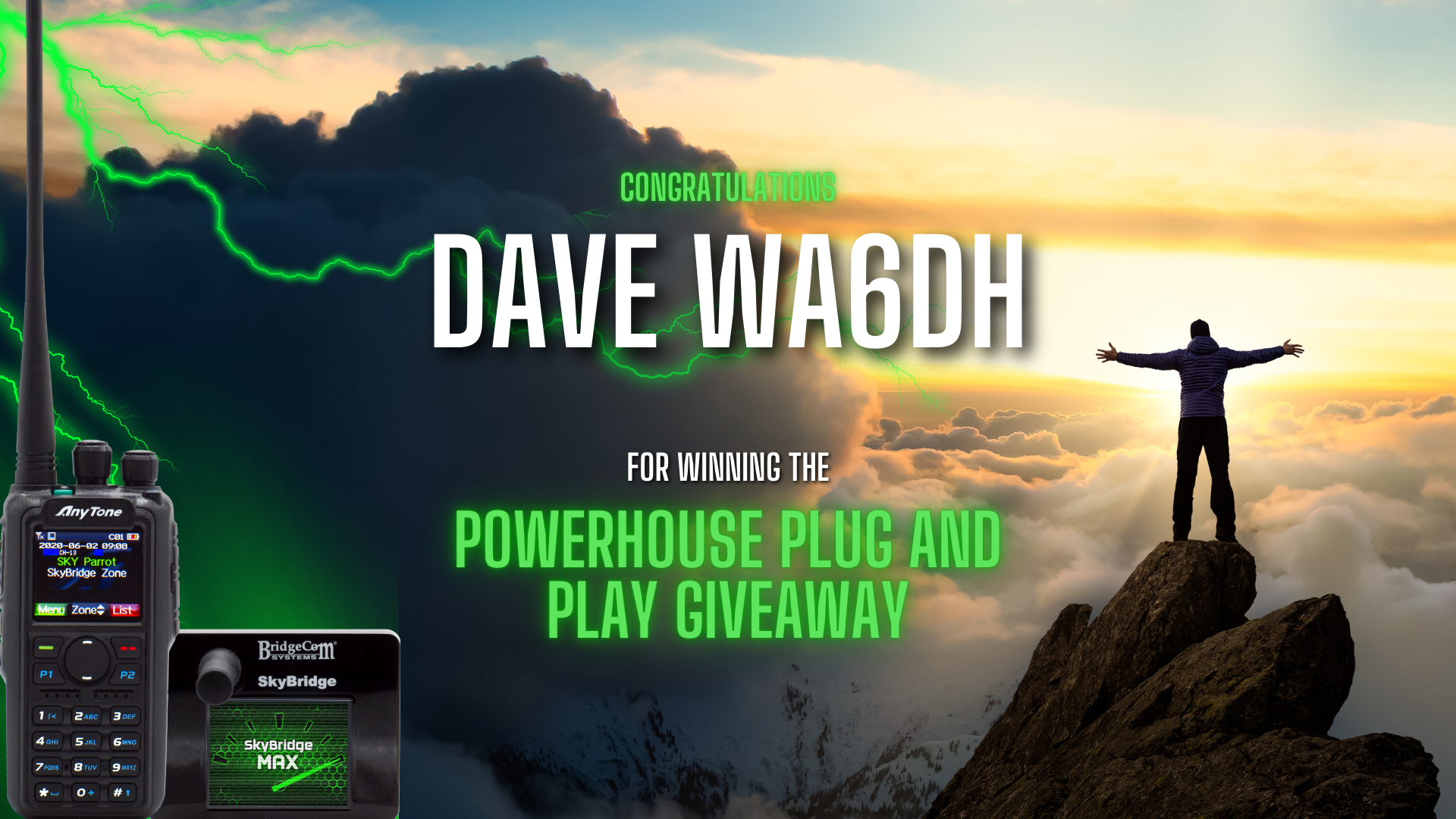 Powerhouse Plug and Play Giveaway Winner