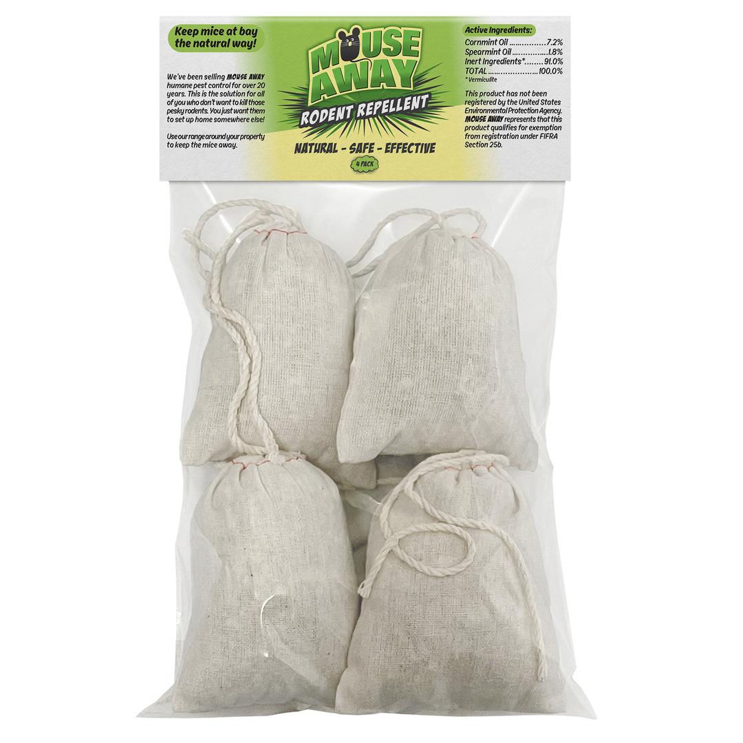 Mouse Away Original Pouches 4-Pack