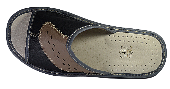 Edward - Mens summer slippers - Reindeer leather