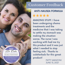 Anti Nausea Balm customer feedback
