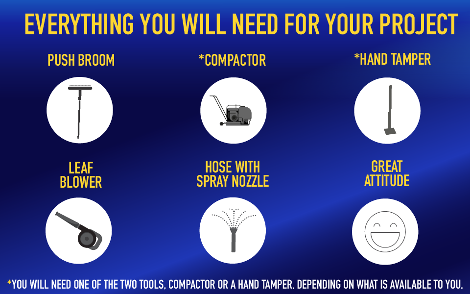 DOMINATOR Polymeric Sand Application