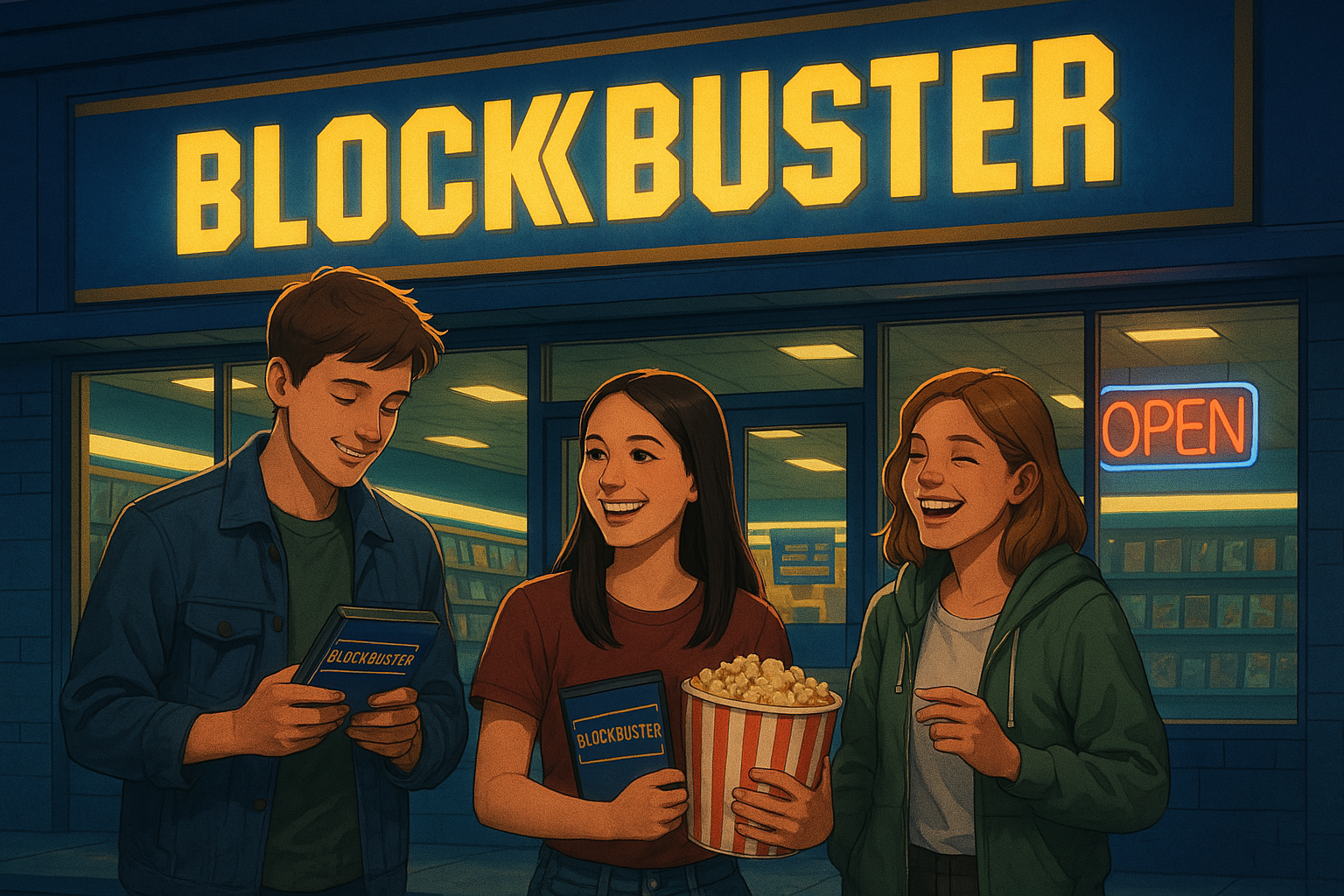 Late Night at Blockbuster