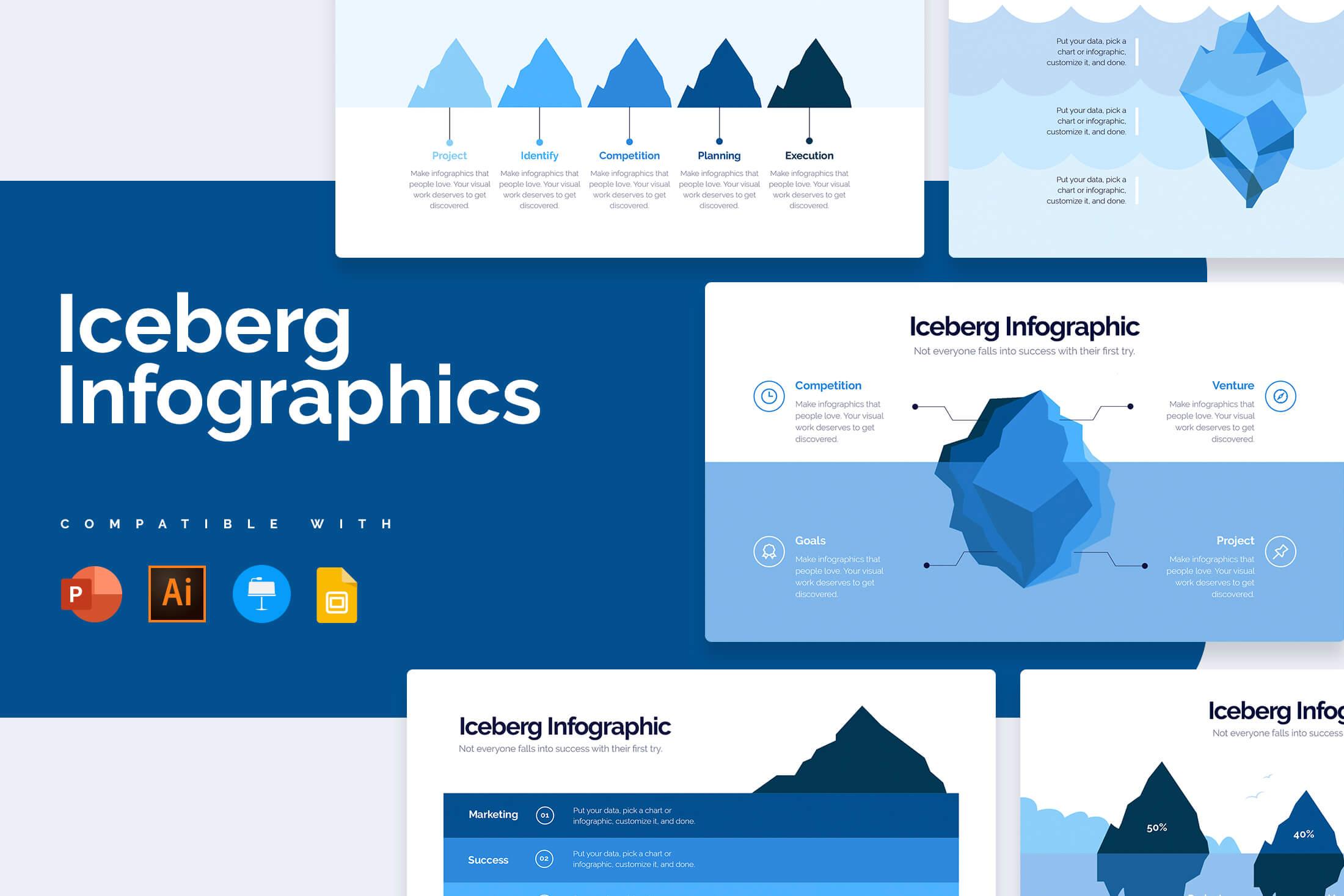 Summary PowerPoint Infographic Templates