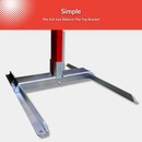 steel target stand base 2x4
