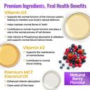 vitamin d3 k2 drops berry flavour for strong bones and immune health