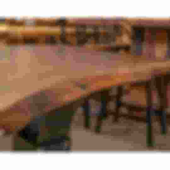 live edge walnut wood table