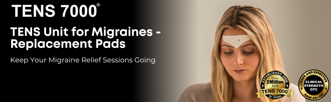 TENS 7000 TENS Unit for Migraines Replacement Pads