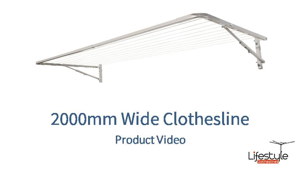 2000mm wide clothesline product link