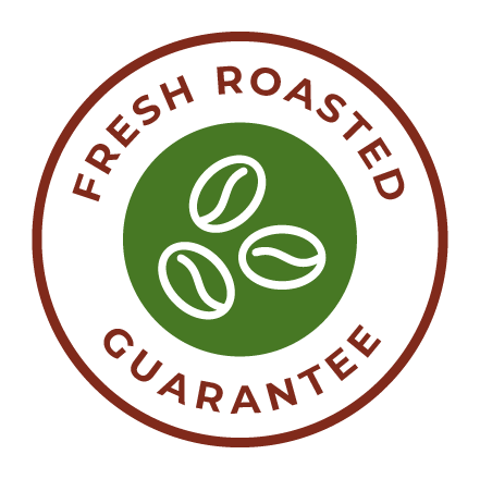 Fresh Roasted Guarantee badge
