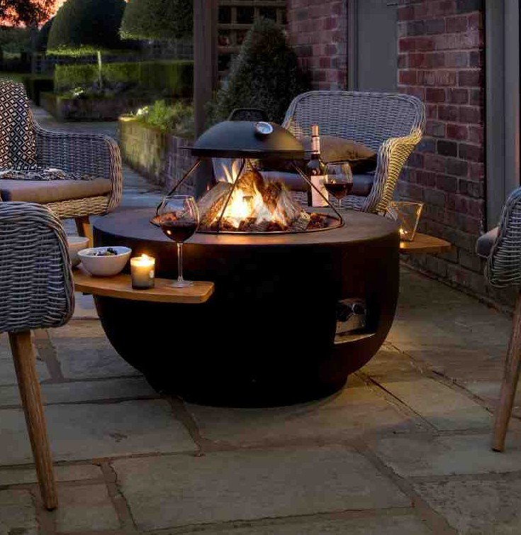 Cook King Porto Fire pit and mesh screen